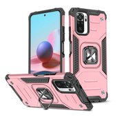 etui uchwyt na palec Pokrowiec Wozinsky Ring Armor pancerny r�owy do Xiaomi Redmi Note 10S