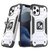 etui uchwyt na palec Pokrowiec Wozinsky Ring Armor pancerny srebrny do Apple iPhone 13 Pro