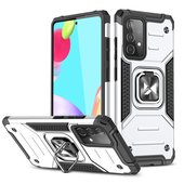 Pokrowiec Wozinsky Ring Armor pancerny srebrny do Samsung A52 5G
