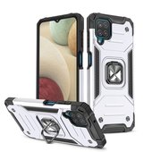 Pokrowiec Pokrowiec Wozinsky Ring Armor pancerny srebrny do Samsung Galaxy M12