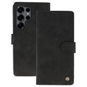 Pokrowiec Pokrowiec z klapk� Kabura Wonder Fancy czarny do Samsung Galaxy S25 Ultra