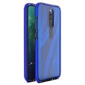 etui prze�roczyste Pokrowiec �elowy Spring Case ciemnoniebieski do Huawei Mate 20 Lite
