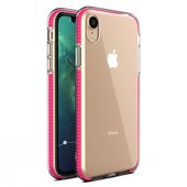 Pokrowiec �elowy Spring Case ciemnor�owy do Apple iPhone XR