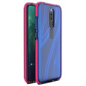 etui prze�roczyste Pokrowiec �elowy Spring Case ciemnor�owy do Huawei Mate 20 Lite