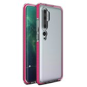 Pokrowiec �elowy Spring Case ciemnor�owy do Xiaomi Mi Note 10