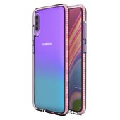 Pokrowiec �elowy Spring Case jasnor�owy do Samsung Galaxy A70