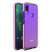 Pokrowiec �elowy Spring Case jasnor�owy do Xiaomi Redmi Note 7