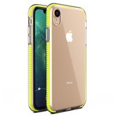 Pokrowiec �elowy Spring Case ��ty do Apple iPhone XR