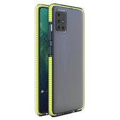 Pokrowiec �elowy Spring Case ��ty do Xiaomi Redmi Note 9S