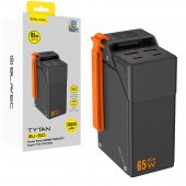 Power Bank Blavec 30000mAh 65W 2xUSB-C 2xUSB-A czarny do myPhone Hammer 4  Plus