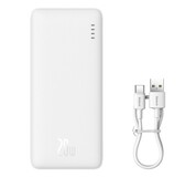 POWERBANK BASEUS AIRPOW 20W 10000mah PLUS KABEL USB-C 30cm BIA�Y do SAMSUNG ZV50