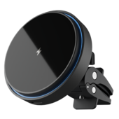 Proove Uchwyt Samochodowy z �adowaniem Bezprzewodowym Light Circle 15W czarny do SAMSUNG ZV50