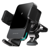 Proove Uchwyt Samochodowy z �adowaniem Bezprzewodowym Sonic 15W metaliczny szary do SAMSUNG ZV50