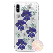 PURO etui Glam Hippie Chic Cover fioletowe p�atki kwiat�w do Apple iPhone XR