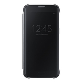 Pokrowiec Samsung etui Clear View Cover czarne do Samsung Galaxy S7 G930