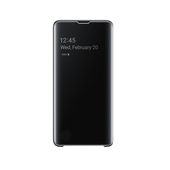 Pokrowiec Samsung etui Clear View Cover czarne do Samsung Galaxy S10