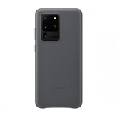 Pokrowiec Samsung etui Leather Cover szare do Samsung S20 Ultra