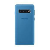 Pokrowiec Samsung etui Silicone Cover niebieskie do Samsung Galaxy S10