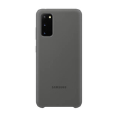 Pokrowiec Samsung etui Silicone Cover szare do Samsung Galaxy S20