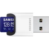 Samsung karta pami�ci 128GB Pro Plus microSDXC z czytnikiem do SAMSUNG ZV50