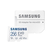 Samsung karta pamięci 256 GB EVO Plus mSD z adapterem