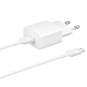 Samsung �adowarka sieciowa 15W USB-C z kablem USB-C bia�a do SAMSUNG ZV50