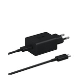 Samsung �adowarka sieciowa 45W UBS-C z kablem USB-C czarna do SAMSUNG ZV50