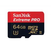 SanDisk Extreme PRO microSDXC 64GB 275MB/s UHS-II U3 + czytnik USB 3.0 do SAMSUNG ZV50