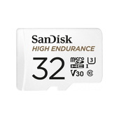 SANDISK KARTA HIGH ENDURANCE (rejestratory i monitoring) microSDHC 32GB V30 + adapter do SAMSUNG ZV50