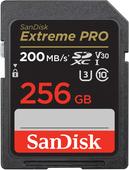 SanDisk karta pami�ci 256GB SDXC Extreme Pro 200 / 140 MB/s C10 V30 UHS-I U3 do SAMSUNG ZV50