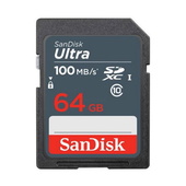 SanDisk karta pami�ci 64GB SDXC Ultra 100 MB/s do SAMSUNG ZV50