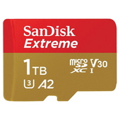 SanDisk karta pami�ci Extreme microSDXC 1 TB 160/90 MB/s A2 C10 V30 UHS-I U3 Mobile do SAMSUNG ZV50