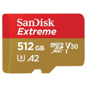 SanDisk karta pami�ci Extreme microSDXC 512 GB 160/90 MB/s A2 C10 V30 UHS-I U3 Mobile do SAMSUNG ZV50