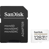 SanDisk karta pami�ci High Endurance (rejestratory i monitoring) microSDXC 128 GB V30 z adapterem do SAMSUNG ZV50