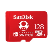 SanDisk karta pami�ci Nintendo Switch microSDXC 128 GB 100/90 MB/s V30 UHS-I U3 do SAMSUNG ZV50