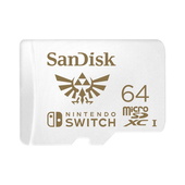 SanDisk karta pami�ci Nintendo Switch microSDXC 64 GB 100/60 MB/s V30 UHS-I U3 do SAMSUNG ZV50