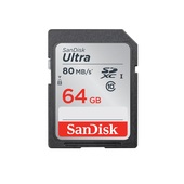 SanDisk karta pami�ci Ultra SDXC 64 GB (kl. 10 | 80 MB/s | UHS-I) do SAMSUNG ZV50