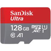 SanDisk microSDHC 128GB (kl. 10 | 100MB/s | UHS-I | A1) + adapter do SAMSUNG ZV50