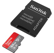 SANDISK ULTRA SDXC 64GB 120MB/s UHS-I Class 10 do SAMSUNG ZV50