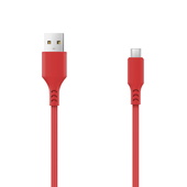 Setty kabel micro-USB 1,0 m 2A czerwony do SAMSUNG ZV50