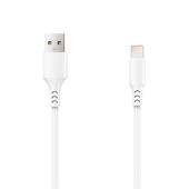 Setty kabel USB - Lightning 1,0 m 2A bia�y NEW do SAMSUNG ZV50