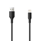 Setty kabel USB - Lightning 1,0 m 2A czarny NEW do SAMSUNG ZV50