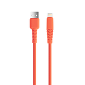 Setty kabel USB - Lightning 1,5 m 2,1A KSA-L-1.5210 pomara�czowy do SAMSUNG ZV50