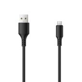 Setty kabel USB - microUSB 1,0 m 1A czarny NEW do SAMSUNG ZV50