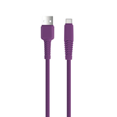 Setty kabel USB - USB-C 1,5 m 2,1A KSA-C-1.5219 fioletowy do SAMSUNG ZV50