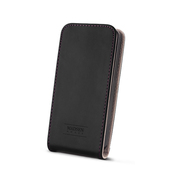 Sk�rzane etui Flip Case Madsen House czarne do Samsung Galaxy S5