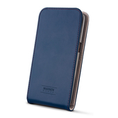 Sk�rzane etui Flip Case Madsen House granatowe do Samsung Galaxy S6