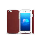 Sk�rzane etui z magnetyczn� nak�adk� bordowe do Apple iPhone 6s Plus