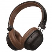 S�uchawki Bluetooth nauszne Hoco W64 br�zowe do myPhone Hammer 4  Plus