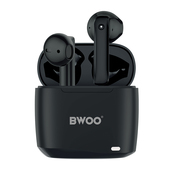 S�uchawki douszne bezprzewodowe bluetooth BWOO TWS do telefonu czarne do Oppo Reno 13FS 5G